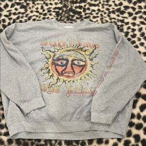 Urban Outfitters Gray Sublime Crew Neck☀️